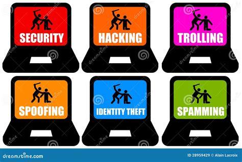 internet dangers royalty  stock images image