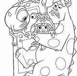 Coloring Pages Sulley Mike Monsters Inc Getcolorings Getdrawings sketch template