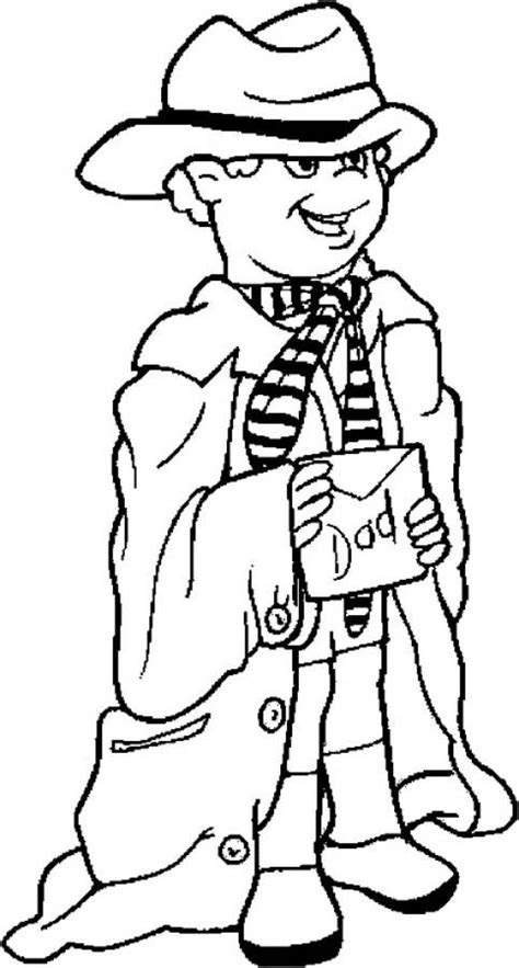 coloring pages  dad  fathers day family holidaynetguide