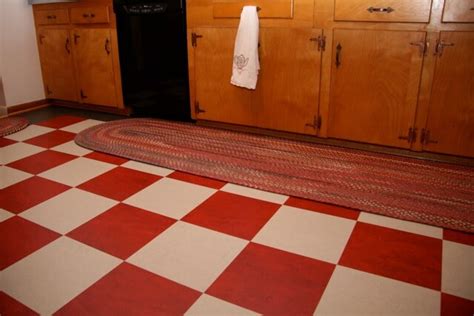 Red And White Checkerboard Floor Where To Find It Retro Renovation