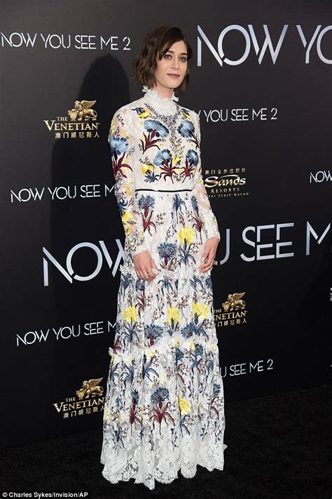 Lizzy Caplan Dazzles In Erdem Gown At Premiere Of Now You