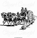 Stagecoach Fargo Wells Bestvector sketch template
