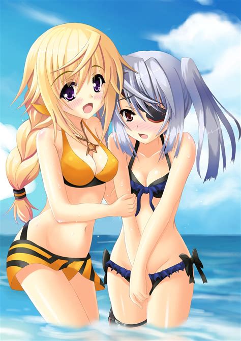Charlotte Dunois And Laura Bodewig Infinite Stratos