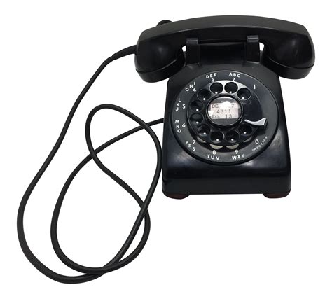 date matched black rotary dial telephone chairish