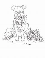 Halloween Coloring Puppy Pages Easy Freebie Crafts Dog Kids Adults Make Colorings Getdrawings sketch template