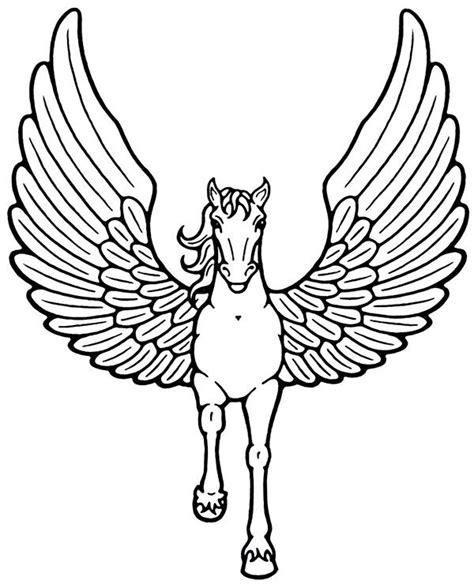 pegasus coloring page topcoloringpagesnet horse coloring pages