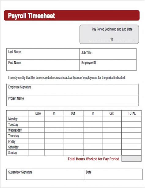 printable payroll sheets tutoreorg master  documents