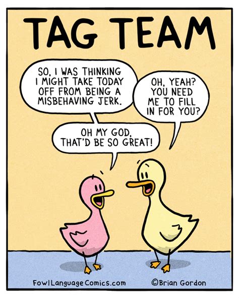 tag team fowl language comics