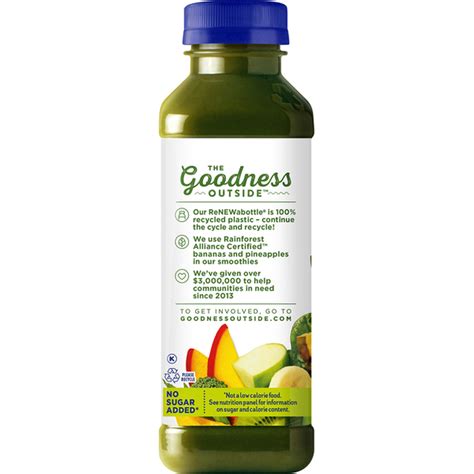Naked Boosted Green Machine Juice Smoothie 15 2 Fl Oz From Kroger