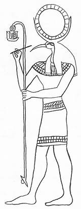 Egypt Ancient Mesopotamia Gods Coloringhome Hieroglyphics Osiris sketch template