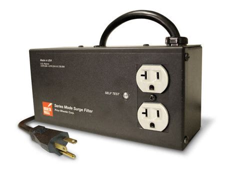 amp  outlet surge protector brick wall