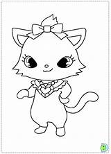 Coloring Jewelpet Dinokids Close Pages sketch template
