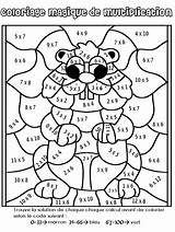 Multiplication Magique Cm1 Coloriages Clic Suivant sketch template