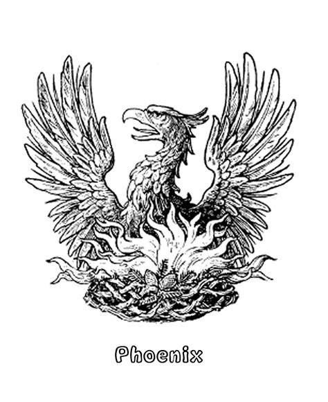 coloring pages  mythological creatures coloring home