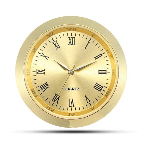 mini clock insert quartz movement    mm miniature clock