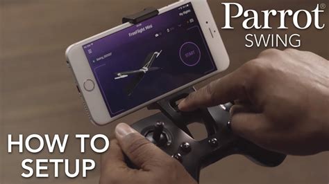 parrot minidrones swing tutorial  setup youtube