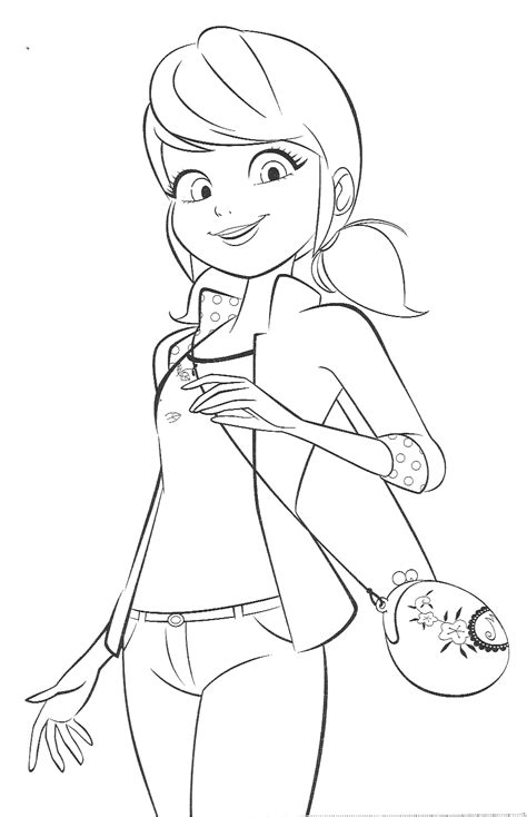 miraculous ladybug characters coloring pages ladybug coloring page