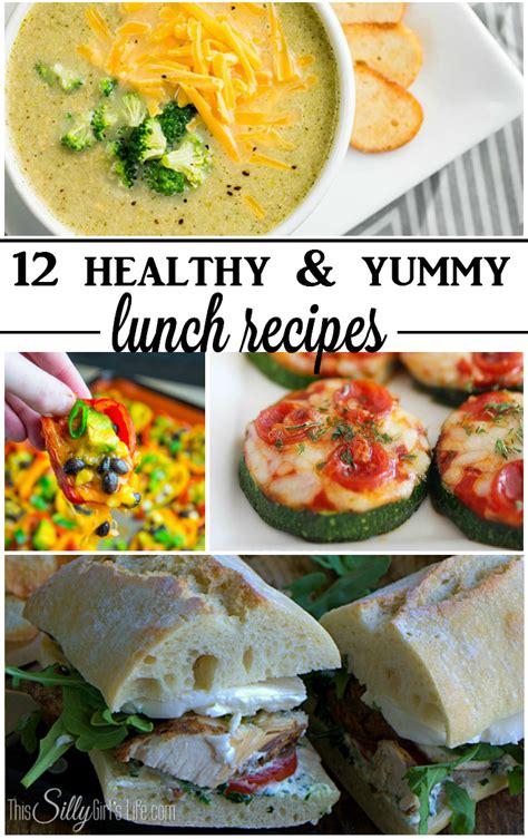 healthy  yummy lunch recipes  silly girls kitchen