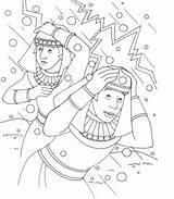 Plagues Coloring Pages Printable Egypt Getcolorings Colouring Moses sketch template