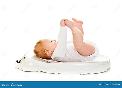 weighting infant stock photo image  comfortable cute