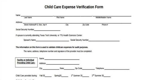 sample daycare tax forms  parents classles democracy