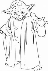 Yoda Coloriage Imprimer Maitre sketch template