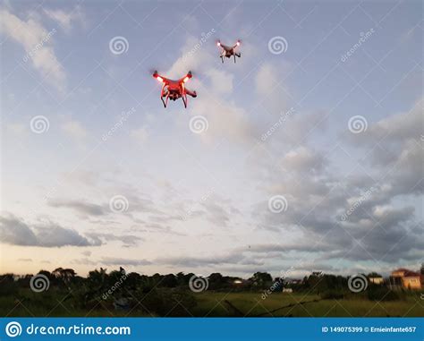 spy drones flying  night    night vision camera   night sky royalty  stock
