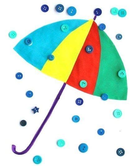 unusual umbrella crafts  kids umbrella craft rain crafts art