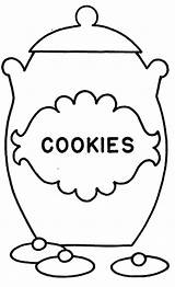 Jar Cookie Coloring Pages Drawing Coloringsky Draw Sky Sad sketch template