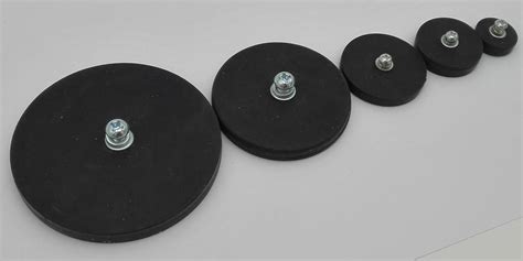 rubber covered  base magnet  series
