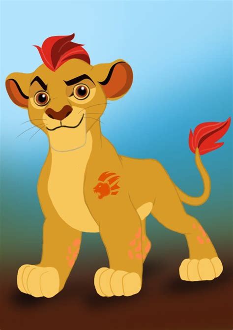 Learn How To Draw Kion From The Lion Guard The Lion Guard Step By