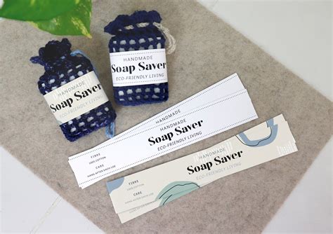 printable soap saver tags labels downloadable  soap pouch
