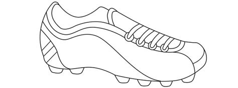 soccer cleat template large