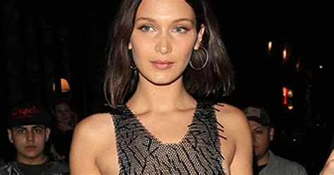 Bella Hadid Wears Just Nipple Tape And Knickers For Met Gala After