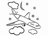 Coloring Airplane Pages Printable Kids Color Sheets Airplanes sketch template