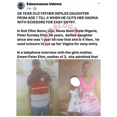 man arrested for defiling his 4 yr old daughter and using