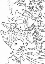 Regenbogenfisch Ausmalbild Fun sketch template