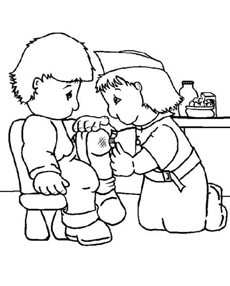 nurse   caring  coloring pages doctor day coloring