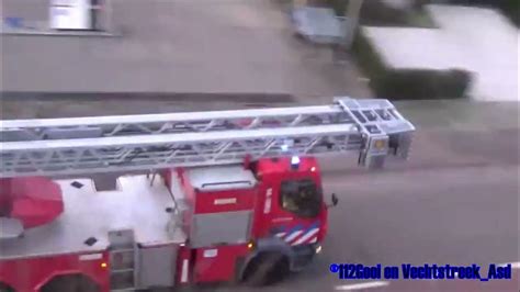brandweer met spoed naar schoorsteenbrand naarden youtube