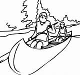 Canoe Canoagem Oar Kajak Kolorowanka Rowing Pokoloruj sketch template