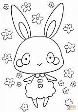 Kawaii Coloring Bunny Girl Pages Rabbits Para Colorir Crush Printable Imprimir Värityskuva Colouring Animals Puzzle Paper Coelho sketch template