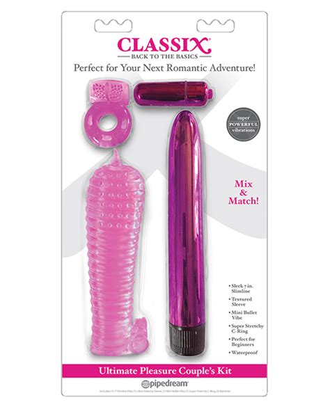 classix ultimate pleasure couples kit for thrilling sex play ultra stretchy pink 603912758993 ebay
