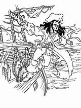 Pages Coloring Caribbean Pirates Recommended sketch template