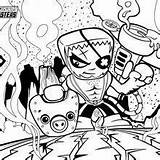 Mutant Busters Dividido Mutantes Buster sketch template