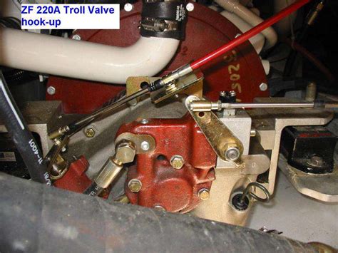 zf marine transmissions zf irm   trolling valve installation