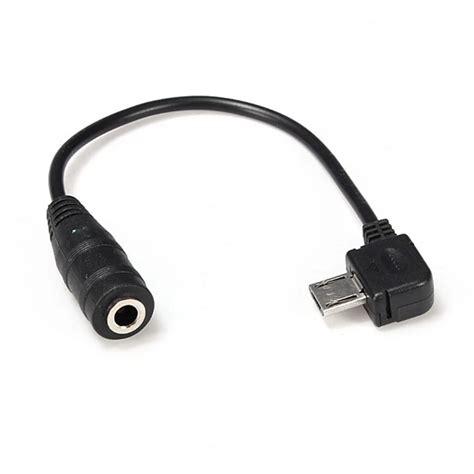 micro usb jack  mm headphone earphone headset earphone adapter audio cable cord lead