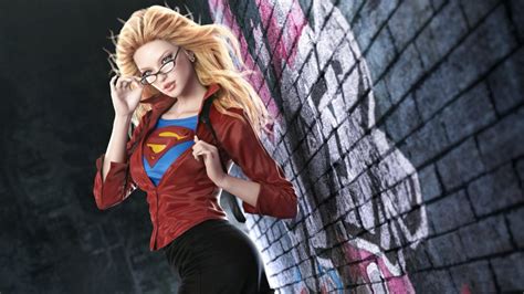 supergirl full hd wallpaper and background image 1920x1080 id 269250