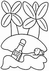 Insule Colorat Ilhas Islas Palmeras Ilha Dibujos Coloring Ile Deserte Desene Ausmalbild Imagini Flasche Kostenlos Paradis Fisa Coloriages Planse Iles sketch template