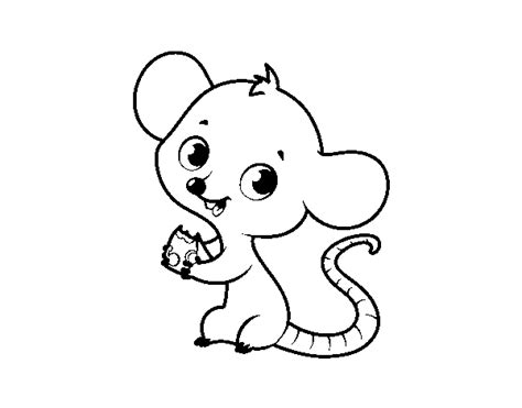 baby mouse coloring page coloringcrewcom