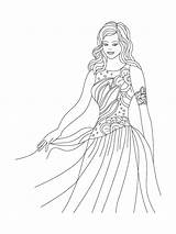 Coloring Princess Pages Dresses Fashion Printable Girls Dress Clipart Dancing Z31 Disney Beowulf Page15 Drodd Cool Odd Dr Library Colors sketch template